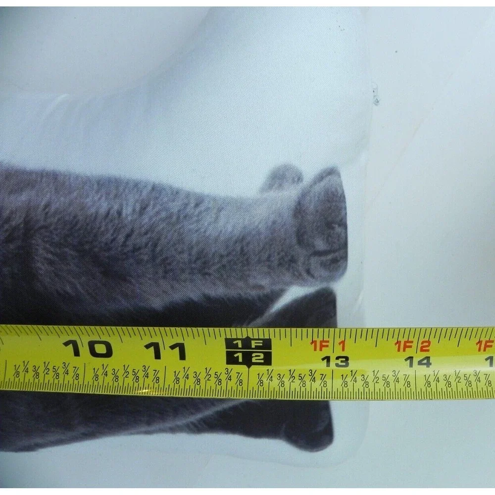 Pillow Cover Cat Design Throw‎ Pillow Case Cushion for Sofa 13 x 7 NEW